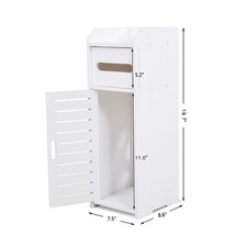 Bathroom Floor Cabinet, 3-Tier