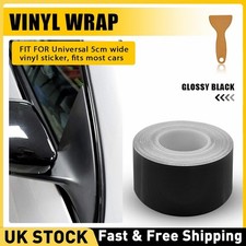 Gloss Black Roll Pin Stripe