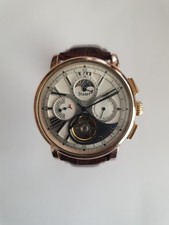 Stauer Mens Bridge Movement Manual Watch 20534 Leather Strap