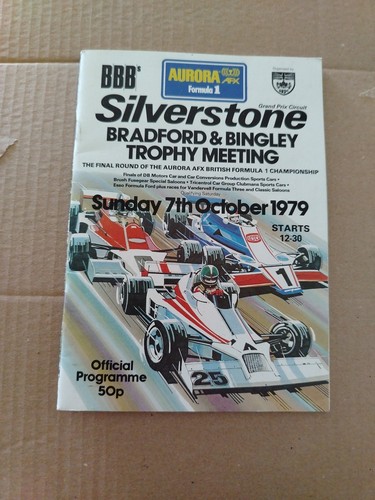 1979 mallory park - mallory, programme