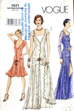 Vogue 7571 uncut pattern sizes