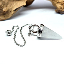 Quartz crystal cone pendulum - quartz,