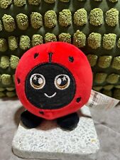 Squeezems Ladybird/ Ladybug Squishie Plush Soft Toy 4”