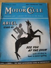THE MOTOR CYCLE MAGAZINE NOV 1956 SWALLOW SIDECAR VELOCETTE BOND THREE-WHEELER