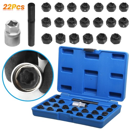 22pc bmw locking - nut, key