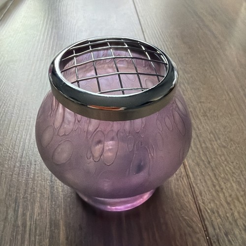 Heron glass 9cm pink - heron,
