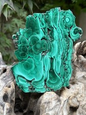 Large Malachite Slab Slice
