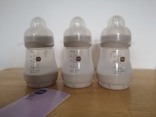 Mam Easy Start Anti-Colic Bottles With Self-Sterilising Function 0+ Months X3