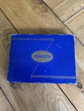 Waddingtons Vintage Canasta Card Game Complete Original Box with Instructions