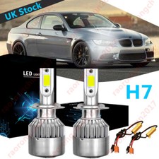 H7 LED Headlight Bulb High / Low Beam Canbus Error Free Anti 55W C6 For Car Auto