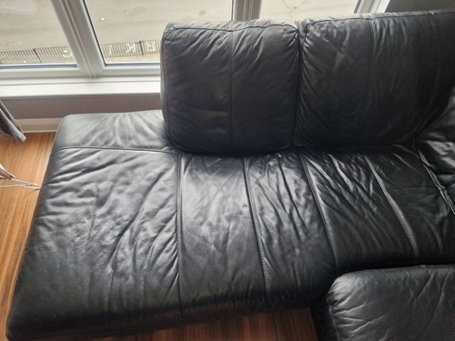 Dfs leather corner sofa - dfs,
