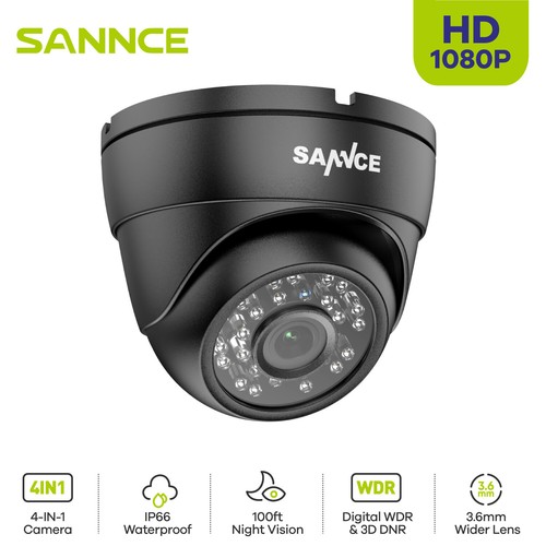 Sannce dome cctv 4in1 - sannce, 1080p