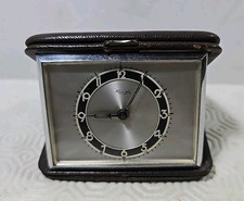 Vintage Kienzle 1950s Aviation Style Travel Clock Made In Germany Spares Repair