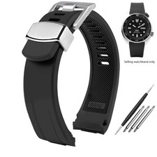 22mm Rubber Watchband Strap