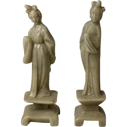 Set two miniature oriental - set, of