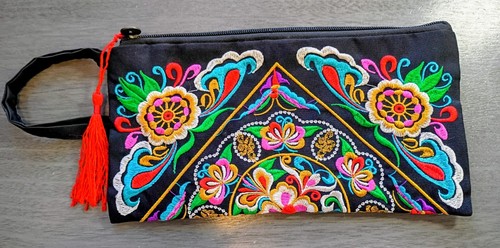 Bright floral embroidered - floral,