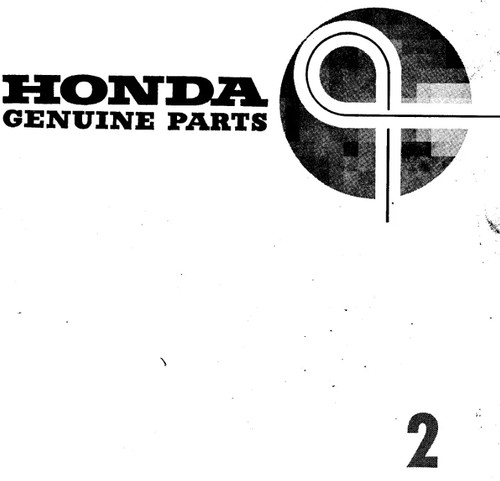 Honda z50a 1969 parts - z50a, list