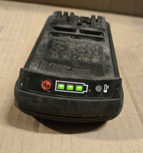 Used genuine bosch battery - genuine,