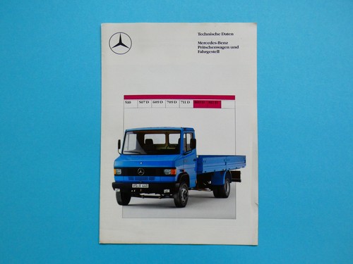 Brochure mercedes flatbed - brochure,