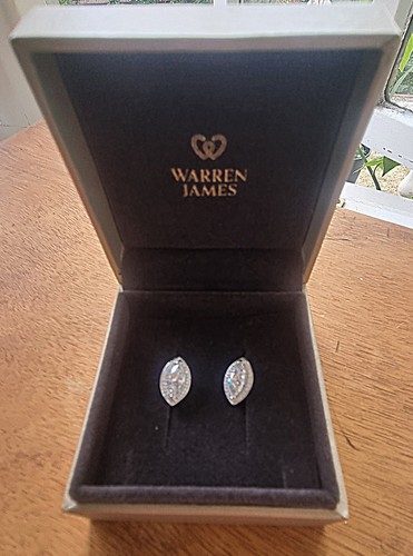 Warren james marquise cut stud - james, marquise-cut