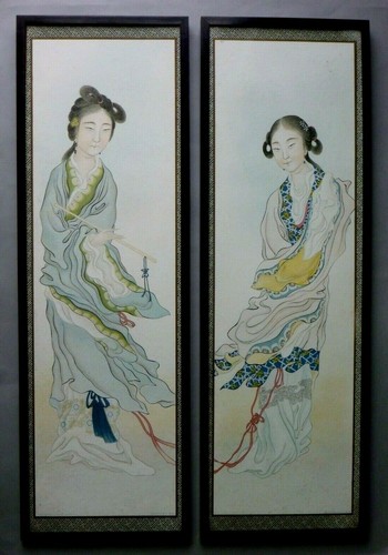 Antique japanese lady print - antique,