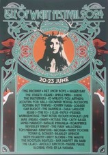 ISLE OF WIGHT FESTIVAL 2024 A3 POSTER GREEN DAY PET SHOP BOYS PRODIGY