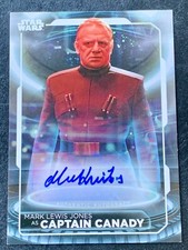 Star Wars Battle Plans 2021 Autograph Card A-MJ Mark Lewis Jones Captain Canady