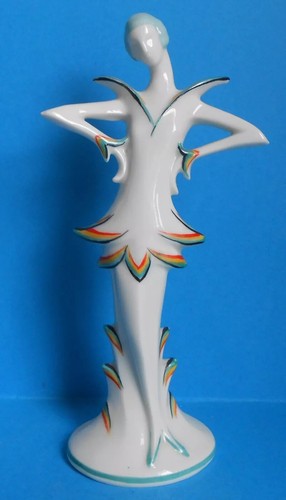 Sitzendorf art deco lady - sitzendorf,