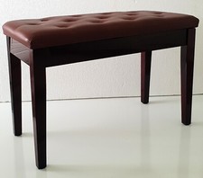 Piano Bench Stool in Cherry