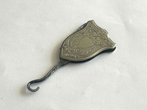 Rare antique silver folding - silver,