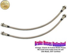 Front stainless brake - stainless, hoses