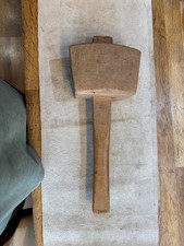 vintage 14” Carpenter's Wooden Mallet