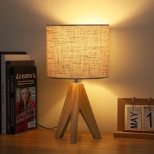 EDISHINE 36cm Wood Bedside