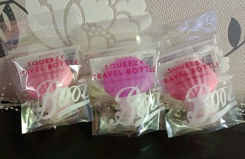 Boots squeezy travel bottles - boots,