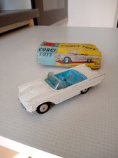 CORGI TOYS #215 Ford Thunderbird White : Very Good Original Vintage