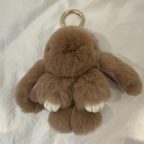 Brown real mink - brown,