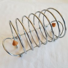 Spiral coil toast rack