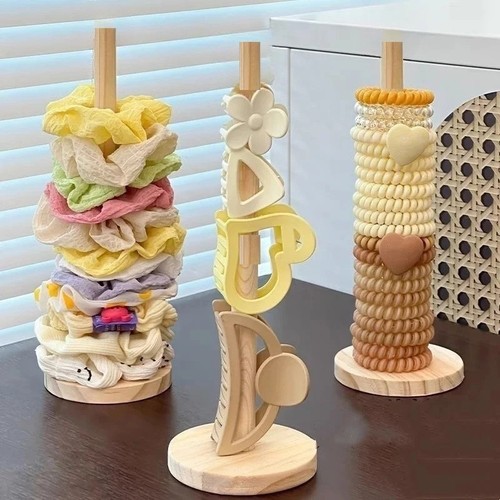 Wooden roll paper towel holder - roll,