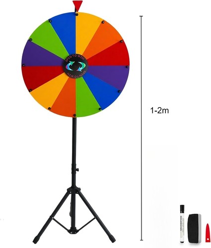 50cm 12slots color prize wheel - prize,