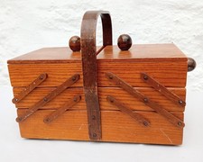 Vintage cantilever sewing box - cantilever,