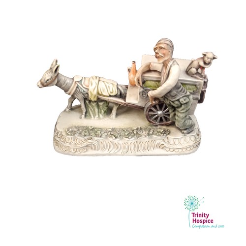 Porcelain figurine white old - porcelain,