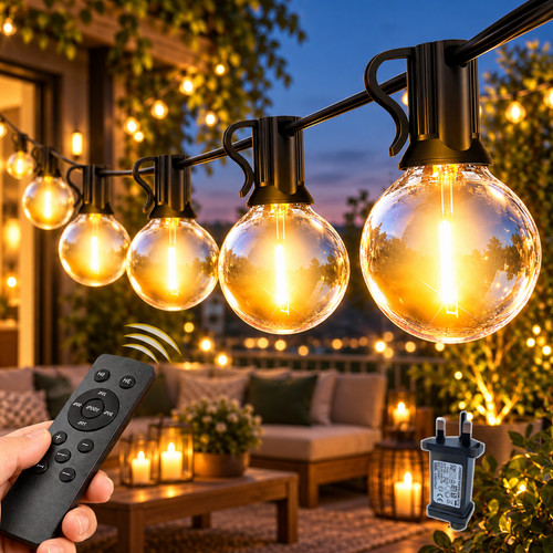 Outdoor string lights with - outdoor,