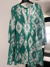 Marks & Spencer Green & White Kaftan Size Medium