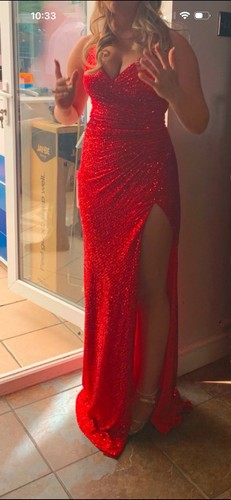 Sequin prom dress - sequin,