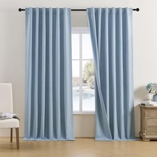  2 Panels Extra Long Curtains