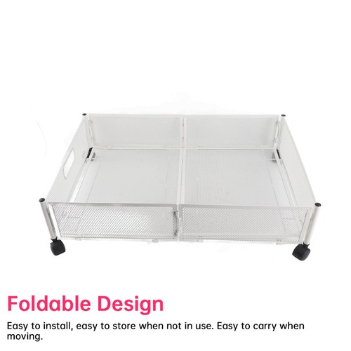 Iron bed under storage box - iron,