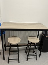 Debenhams table and stools