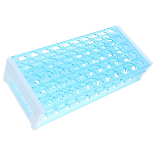 Plastic test tube - tube, rack