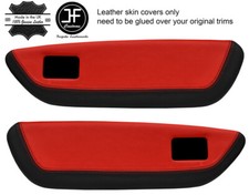 BLACK & RED 2 TONE LEATHER 2X