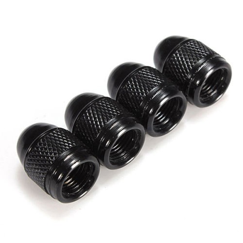 4pcs black bullet cap car - 4pcs,